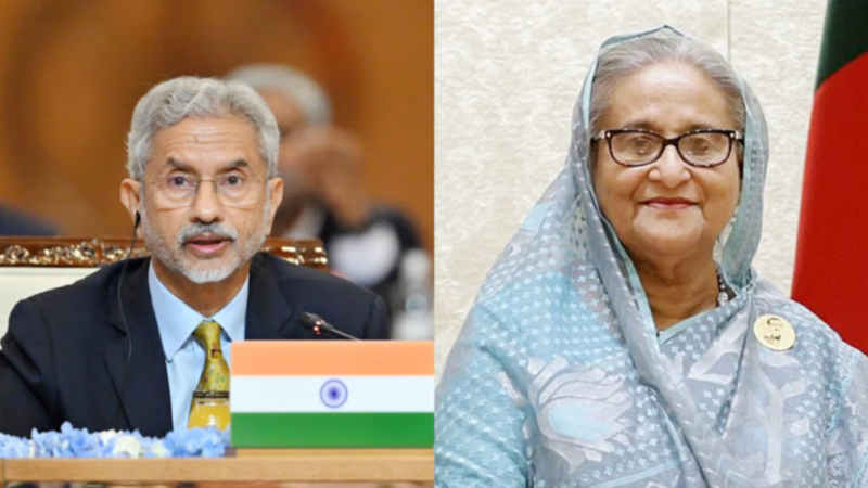 শেখ হাসিনাকে ভারতে থাকার বিষয়ে সিদ্ধান্ত তাকেই নিতে হবে: জয়শঙ্কর