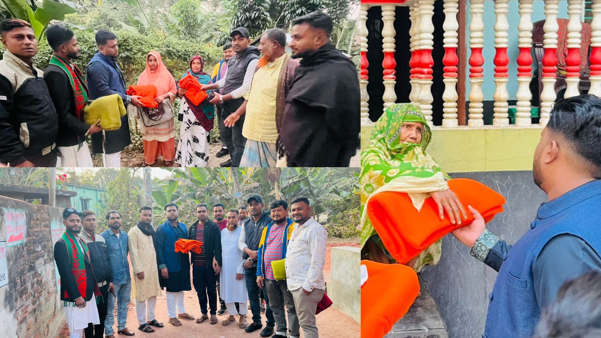 বেগম খালেদা জিয়ার সুস্থতা কামনায় ও মরহুম রেজাউল ডাক্তারের মাগফিরাত চেয়ে বেনাপোলে শীতবস্ত্র বিতরণ