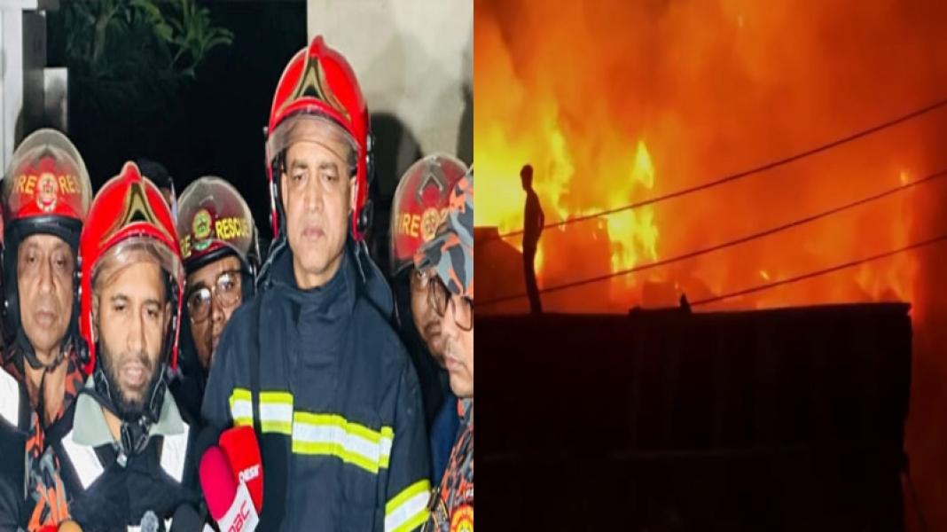 কড়াইল বস্তিতে আগুনে পুড়েছে ১৫০০ ঘর-বাড়ি: ফায়ার সার্ভিস