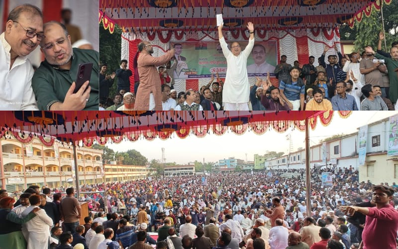 বাগাআঁচড়ায় তৃপ্তির উঠান বৈঠকে বিএনপির নেতাকর্মীদের গণজোয়ার