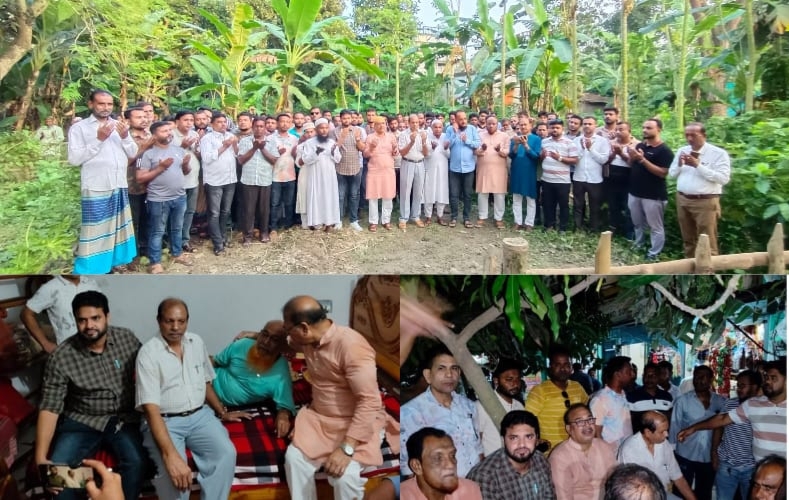 অসুস্থ বিএনপি নেতাকর্মীদের বাড়ি বাড়ি খোঁজ নিলেন সাবেক এমপি মফিকুল হাসান তৃপ্তি